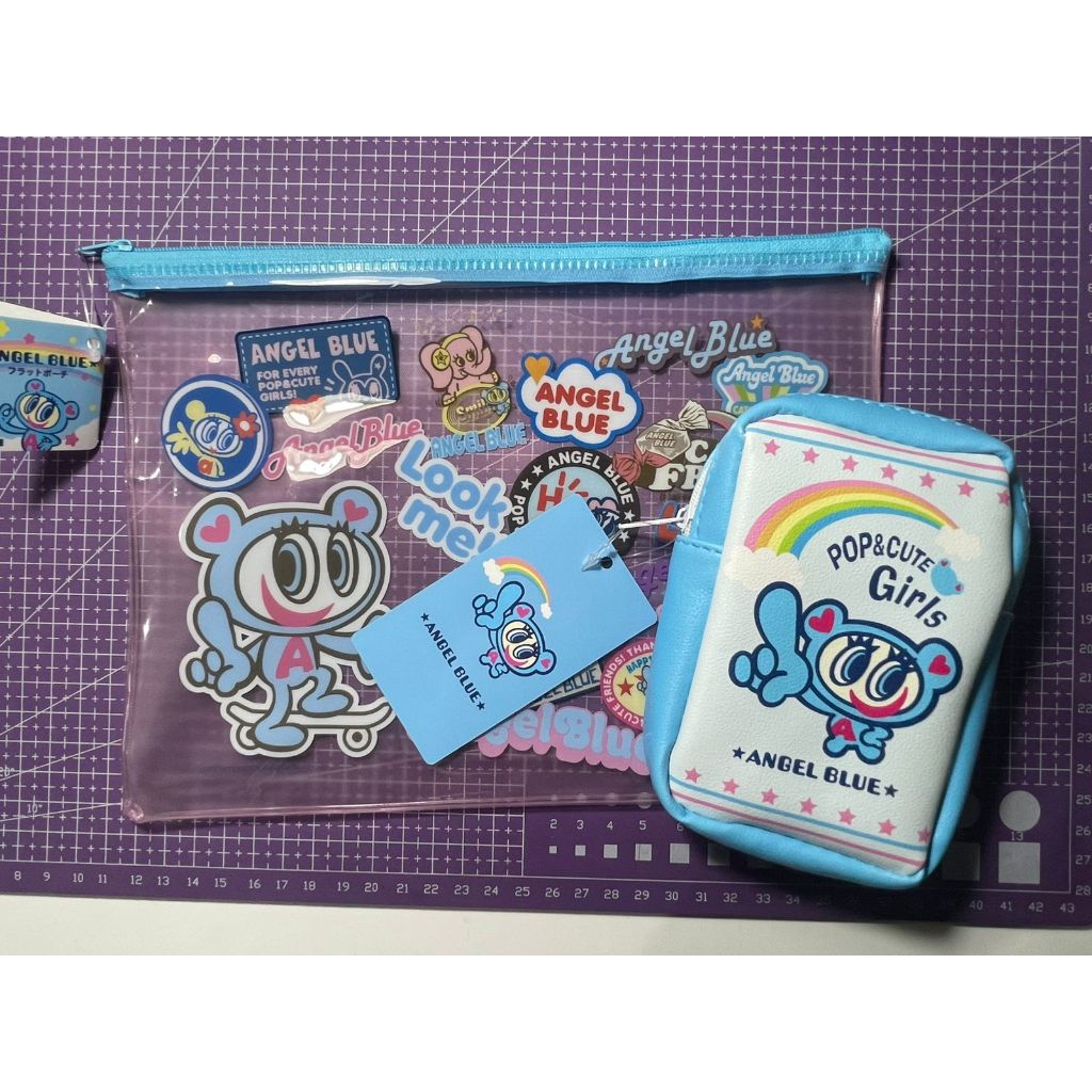 POUCH ANGEL BLUE ORIGINAL JEPANG
