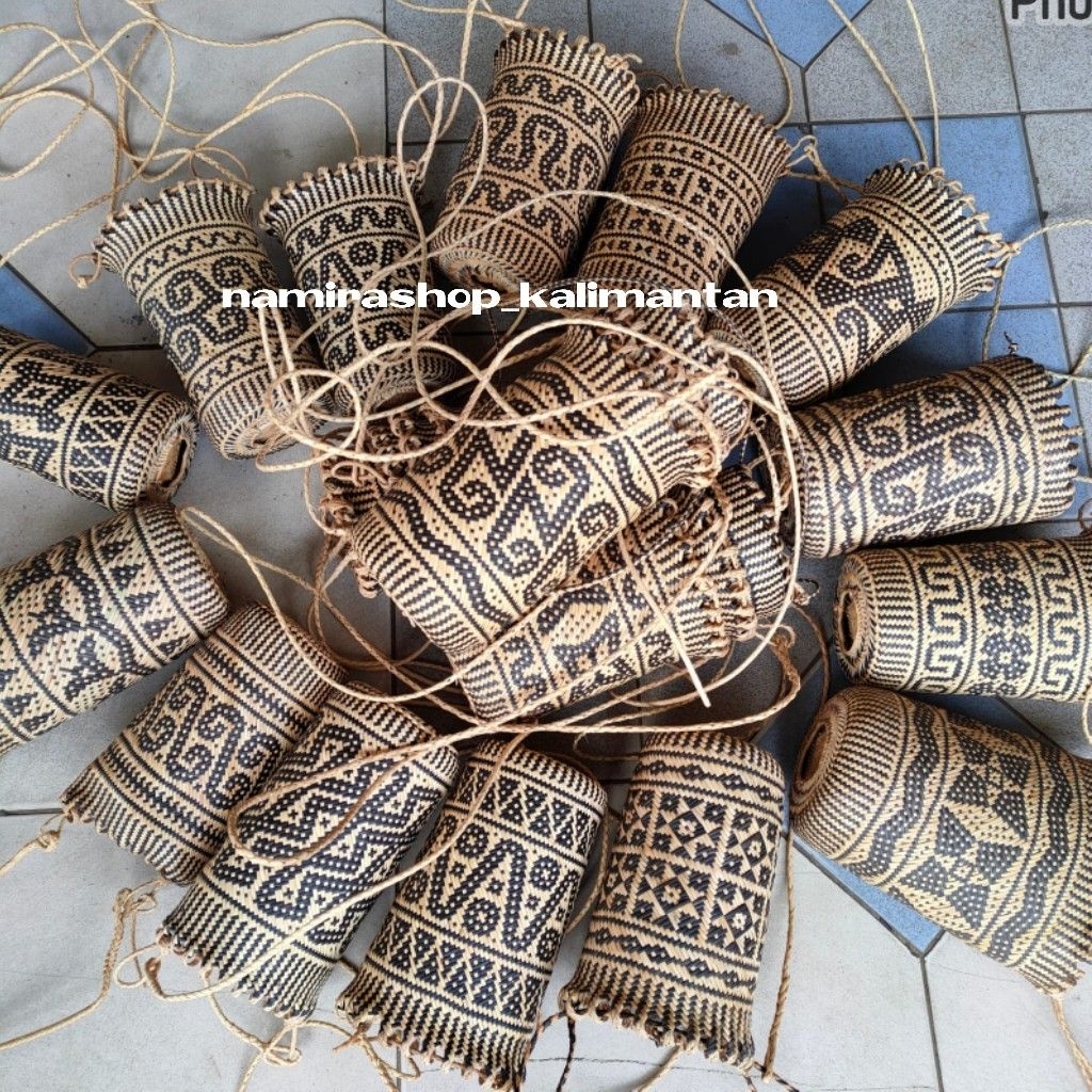 Tas Anjat Rotan selempang | Tas Anjat Rotan Kalimantan | Tas Selempang cowok cewek