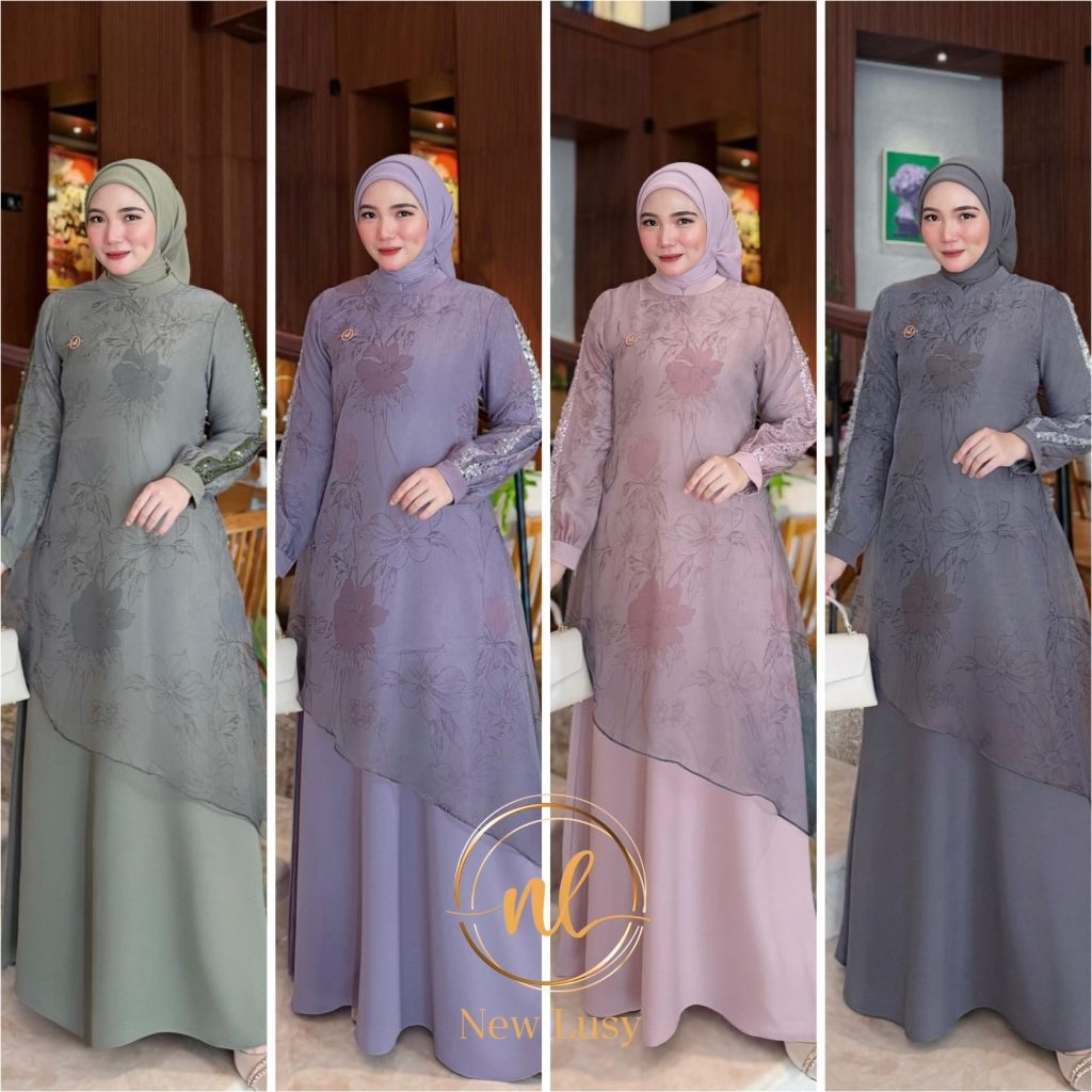 Vania dres  by new lusy gamis terbaru new lusy