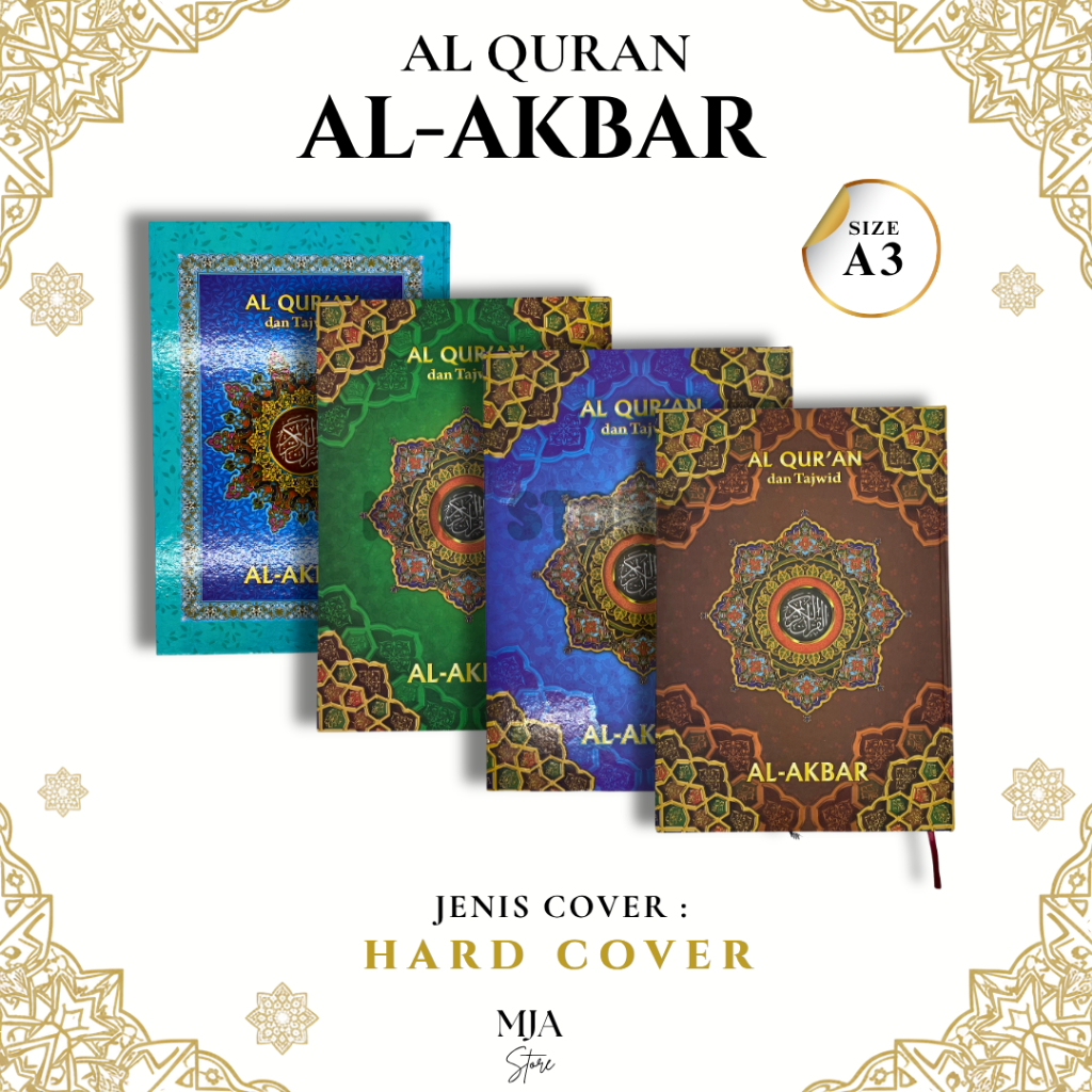 Al Quran Jumbo A3 Tulisan Besar Jelas – Al Quran Al Akbar Untuk Lansia & Belajar Mengaji