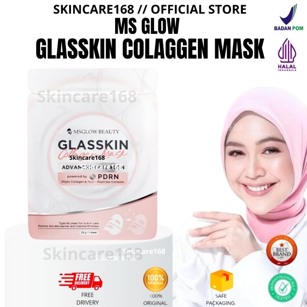 MS GLOW - GLASSKIN COLLAGEN MASK MS GLOW