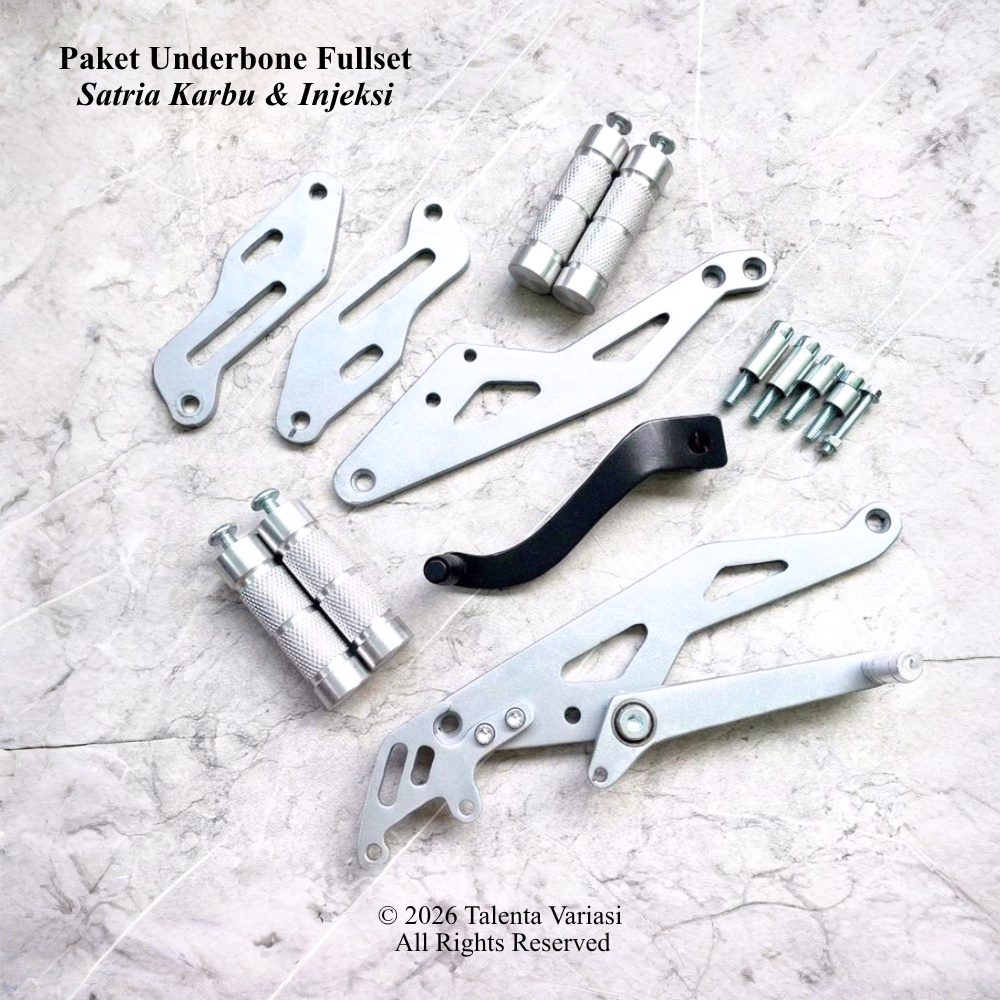 Step Underbone Satria Fu Karbu Injeksi Jalu Biasa/Lipat