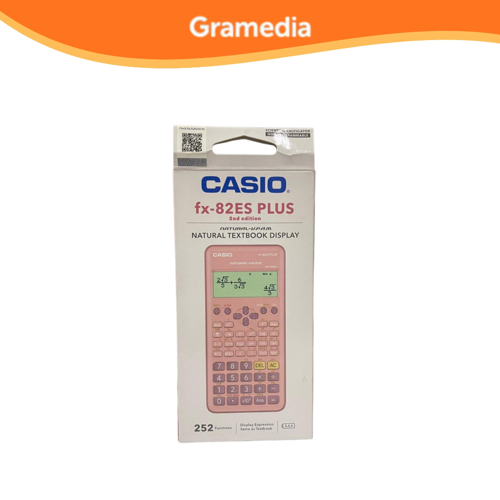 Gramedia Makassar - CASIO CALCULATOR FX-82ESPLUS-2 PINK