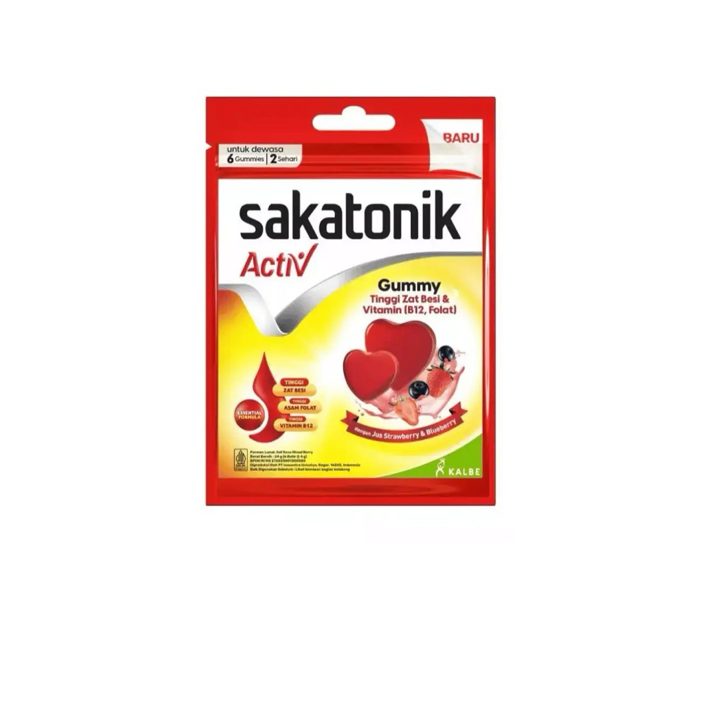 Sakatonik Activ Gummy - Multivitamin Zat Besi