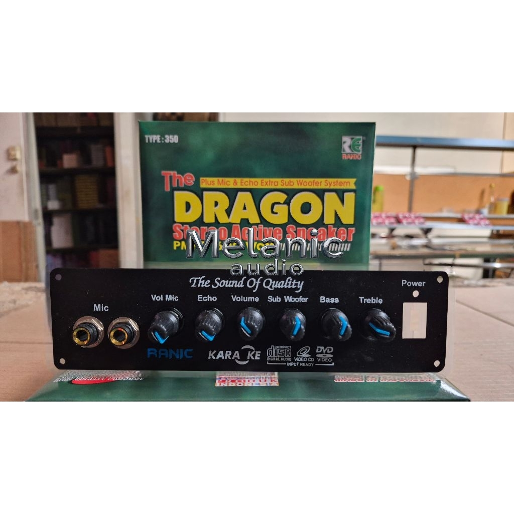 TERJAMIN kit speaker aktif amplifier subwoofer stereo dragon type 350 **