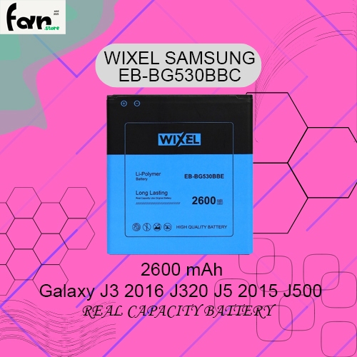WIXEL BATRE Double Power Handphone Ori G530 / G532 For Samsung Galaxy J3 2016 J320 J5 2015 J500 Gran