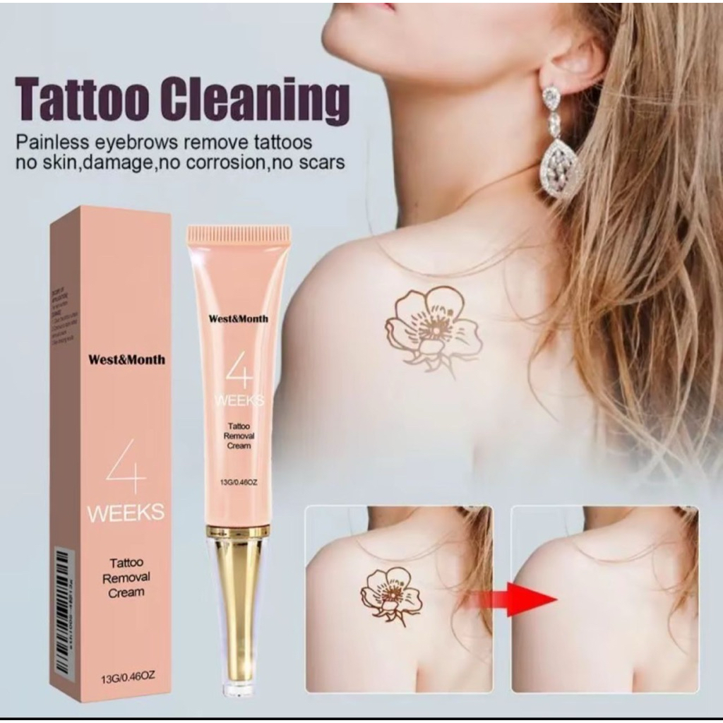 HYC Hapus Tato Cream Penghilang Tato Obat Penghilang Tato Permanen Krim Penghilang tato
