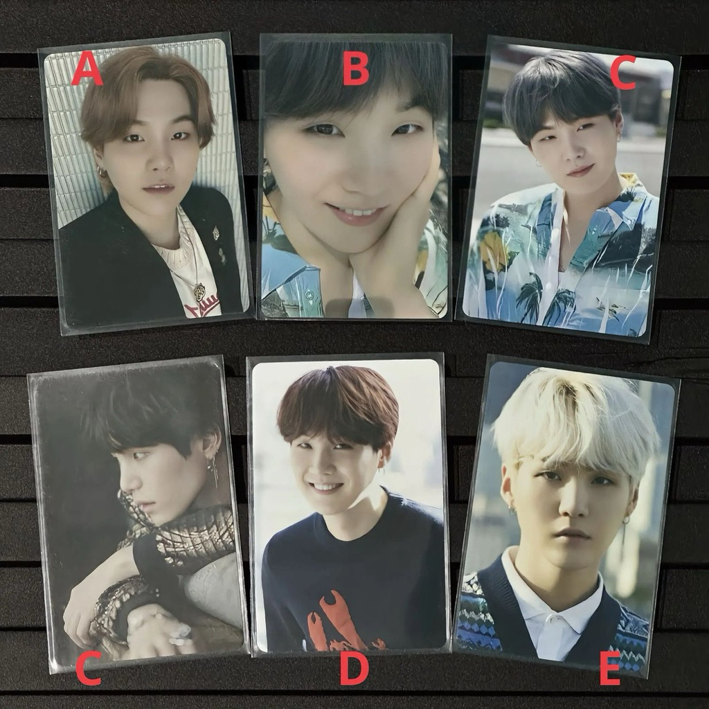 photocard suga official dicon