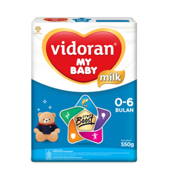 vidoran My Baby Susu Formula Bayi 0-6 Bulan 550 g