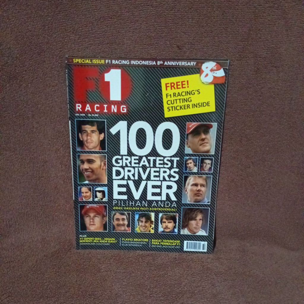 MAJALAH F1 RACING INDONESIA MEI 2008