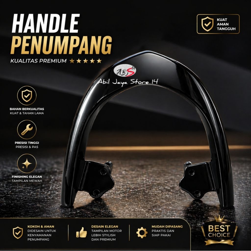 Behel Jok Belakang Beat FI Begel Planger Pegangan Belakang Beat FI 2012 - 2015 Model Ori