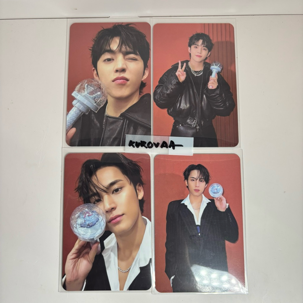 SET Caratzone CxM Double Up Seventeen Scoups Mingyu Sc Gyu Svt Photocard PC Carzone Korea Incheon
