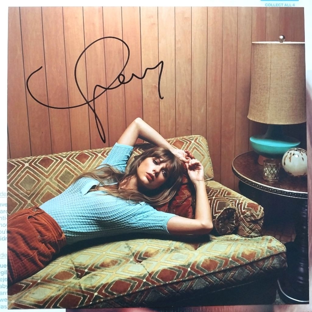 [SIGNED] Taylor Swift Midnights Moonstone Vinyl Signed Official Merch Merchandise Album CD