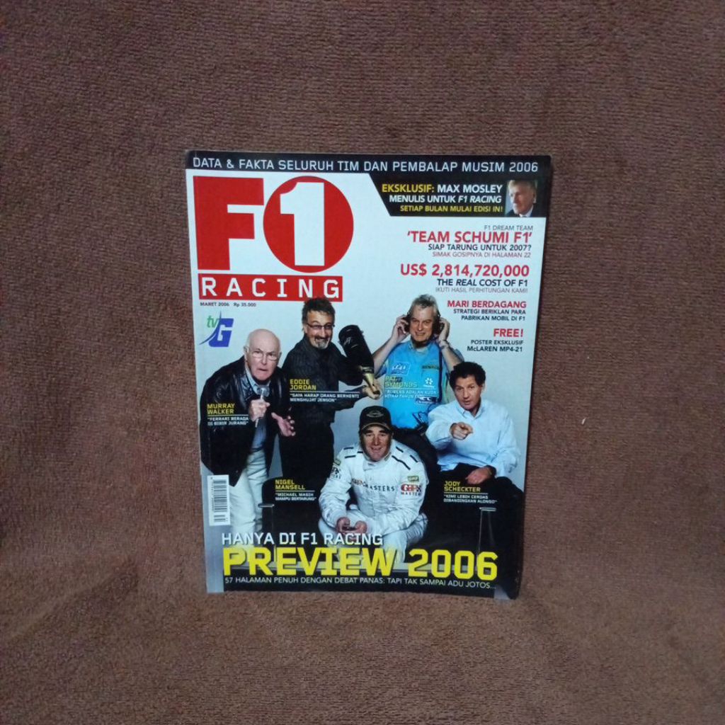 MAJALAH F1 RACING INDONESIA MARET 2006