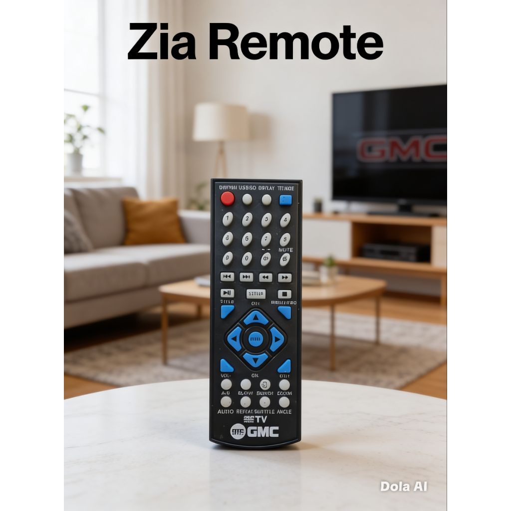 REMOTE REMOT TV DVD GMC PORTABLE ORIGINAL ASLI