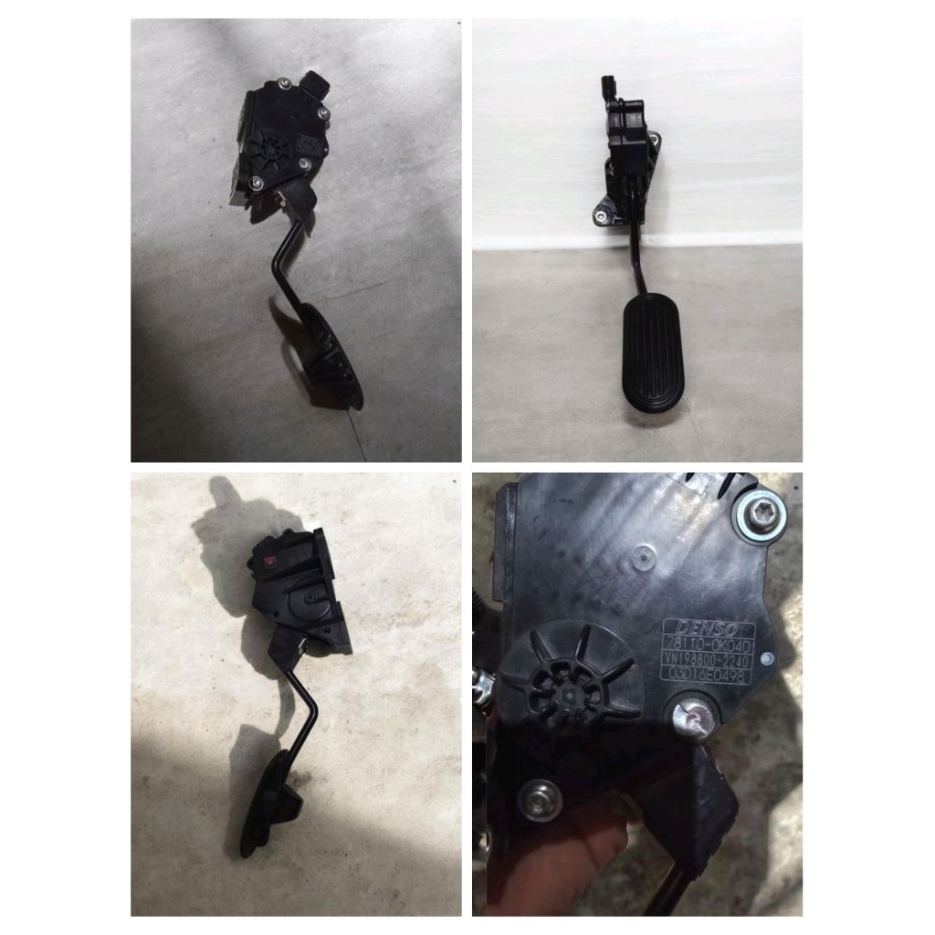 Pedal gas sensor gas innova fortuner hilux 78110- 0k040 asli