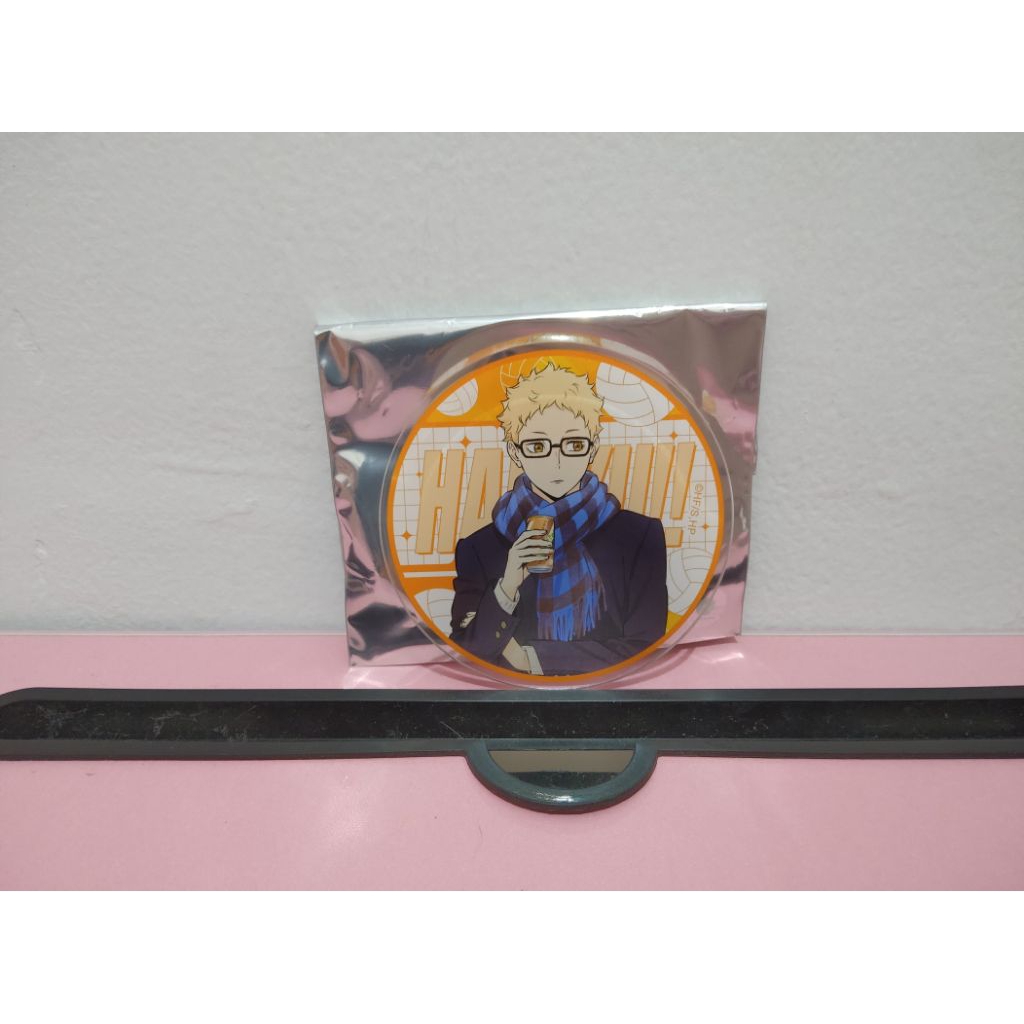 Haikyuu POP UP Shop x Gratte acrylic coaster Tsukishima Kei