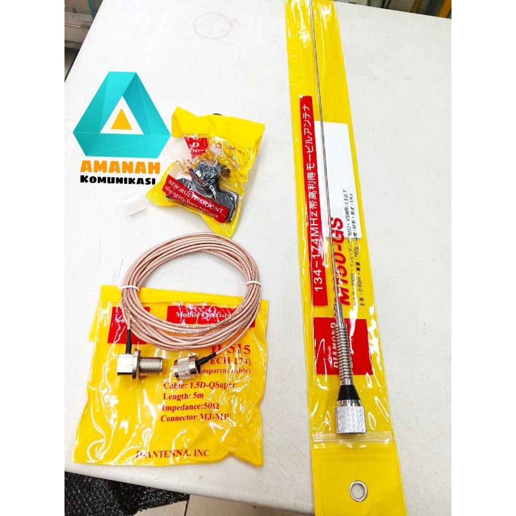 Paket antena radio rig mobil vhf bagus murah