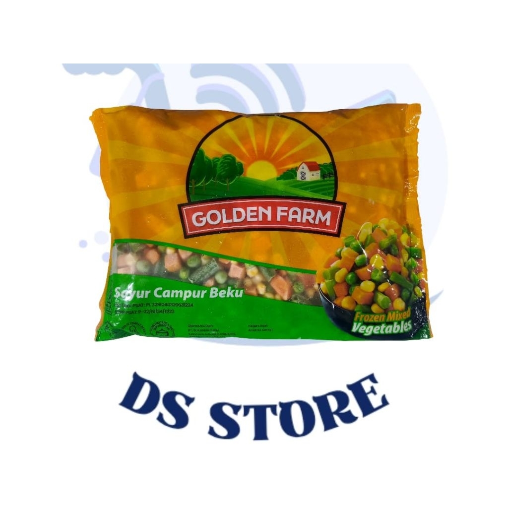 PROMO GOLDEN FARM MIX VEGETABLES 1KG FROZEN / SAYURAN BEKU