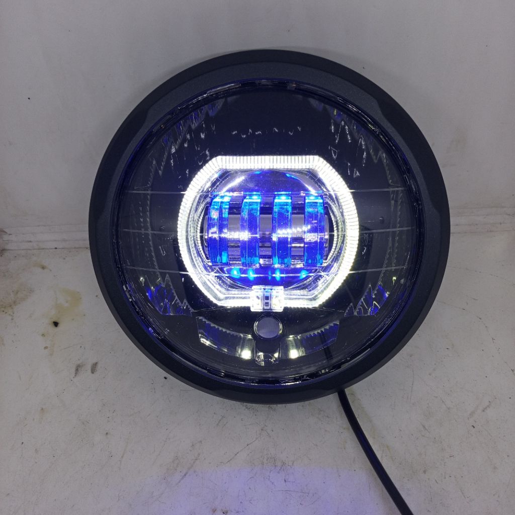 REFLEKTOR LAMPU DEPAN CB VERZA PLUS LAMPU PROJIE 4 LENSA