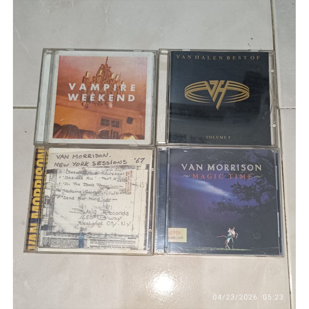cd VAMPIRE WEEKEND / VAN HALEN-Best Of Volume 1 / VAN MORRISON-New York Sessions '67 / VAN MORRISON-