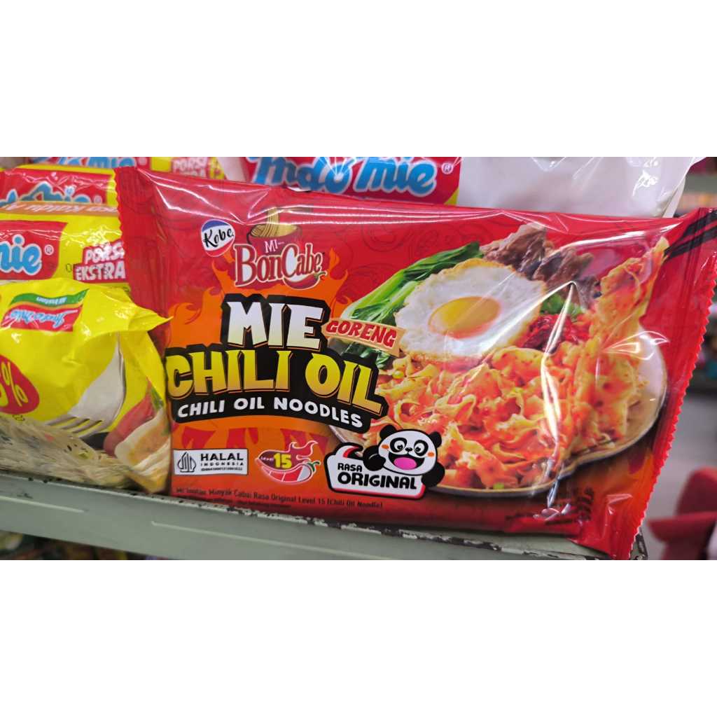 Mie Boncabe Mie Goreng Chili Oil Original 60 Gram