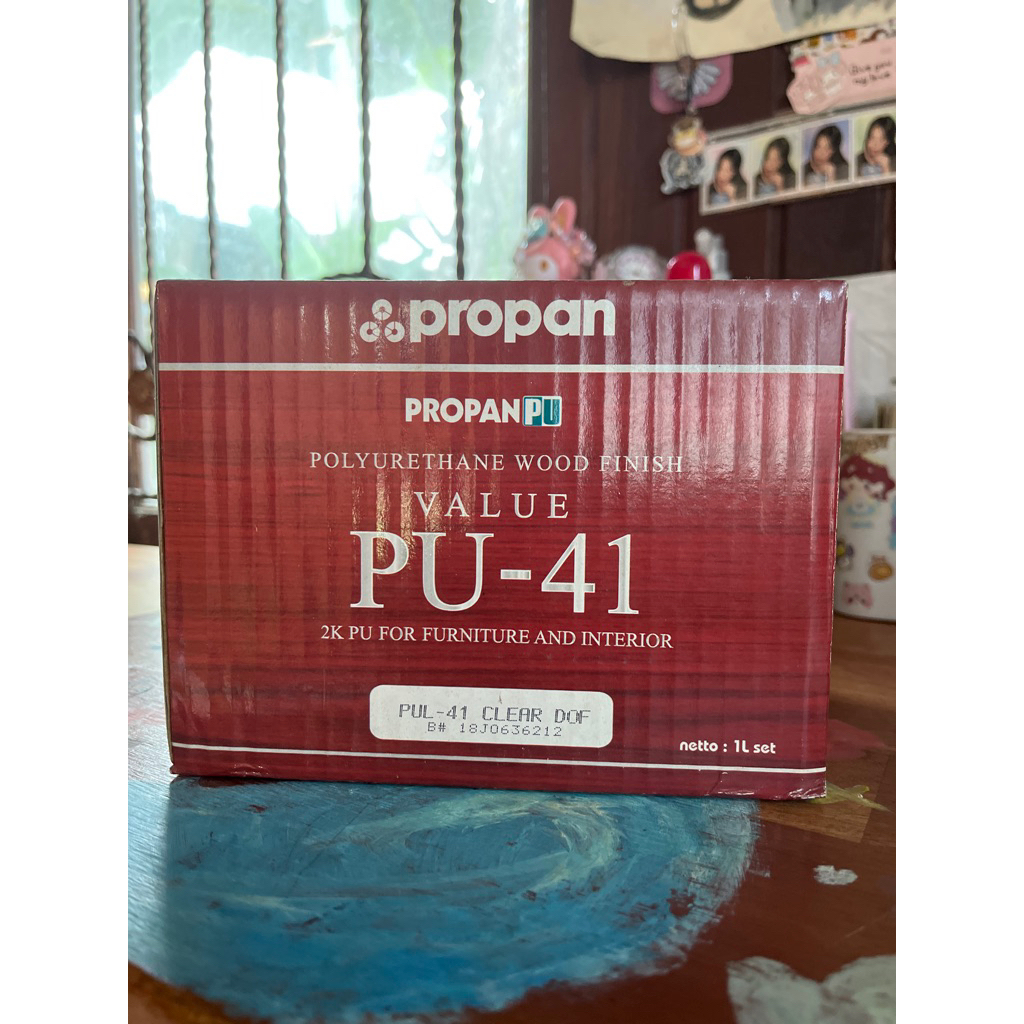 propan pu 41 cat melamin clear doff 1 liter
