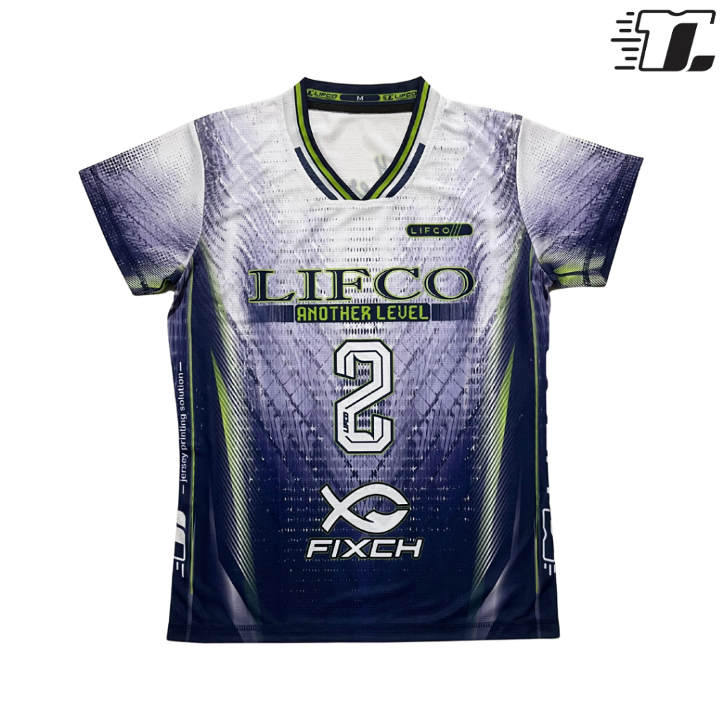 Lifco Jersey Voli Cewek Premium  Full Printing Arimbi Series Lavender