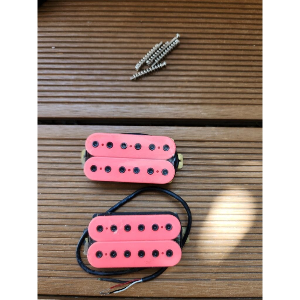 Pickup Gitar INF Pink INF1 INF2 HH Set Gitar Ibanez Jem JR Ibanez PGM