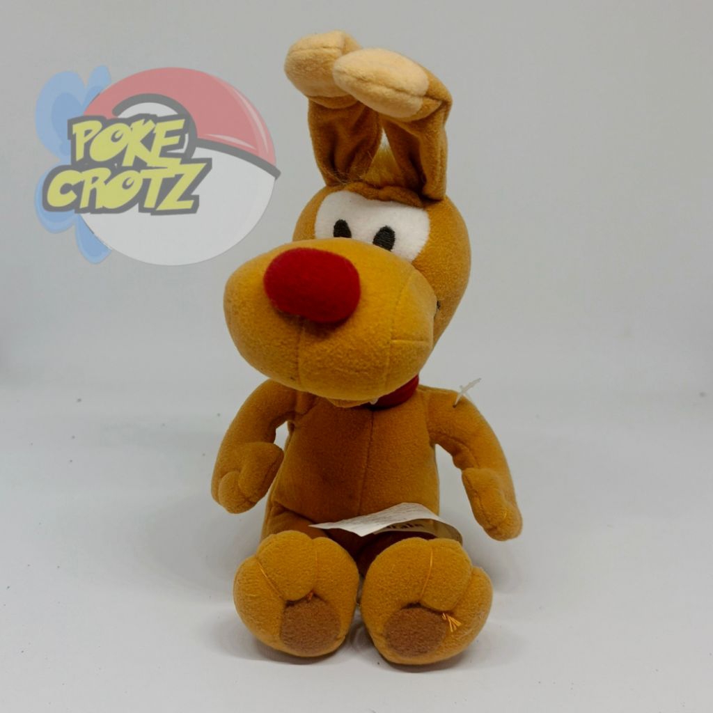 Boneka Disney Inspector Gadget Brain the dog 19cm Plush Bean Bag Doll