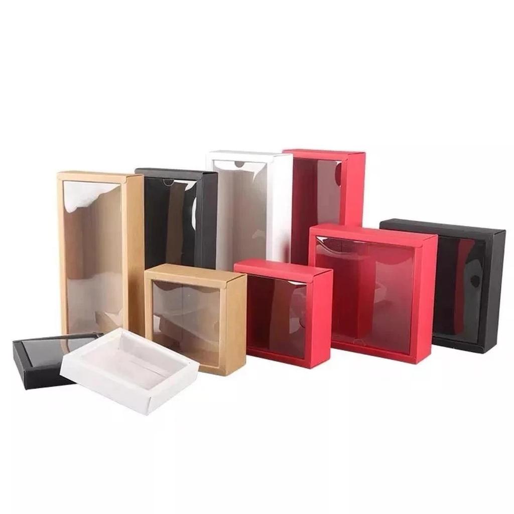 BLUM - Gift box hampers tutup mika transparan kotak kado hadiah dus packaging parcel bingkisan souve