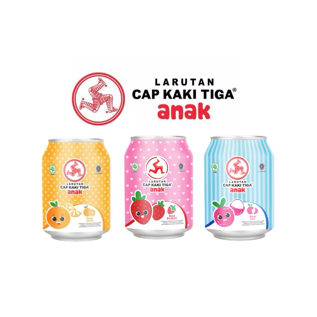 Larutan anak cap kaki tiga / Larutan cap kaki tiga aneka rasa