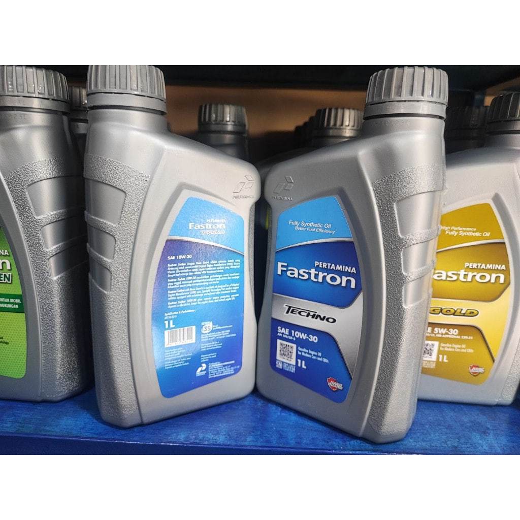 (ASLI 100%) OLI FASTRON TECHNO 1Liter SNI / OLI MOTOR / MOBIL / MESIN 4TAK / ORIGINAL PERTAMINA