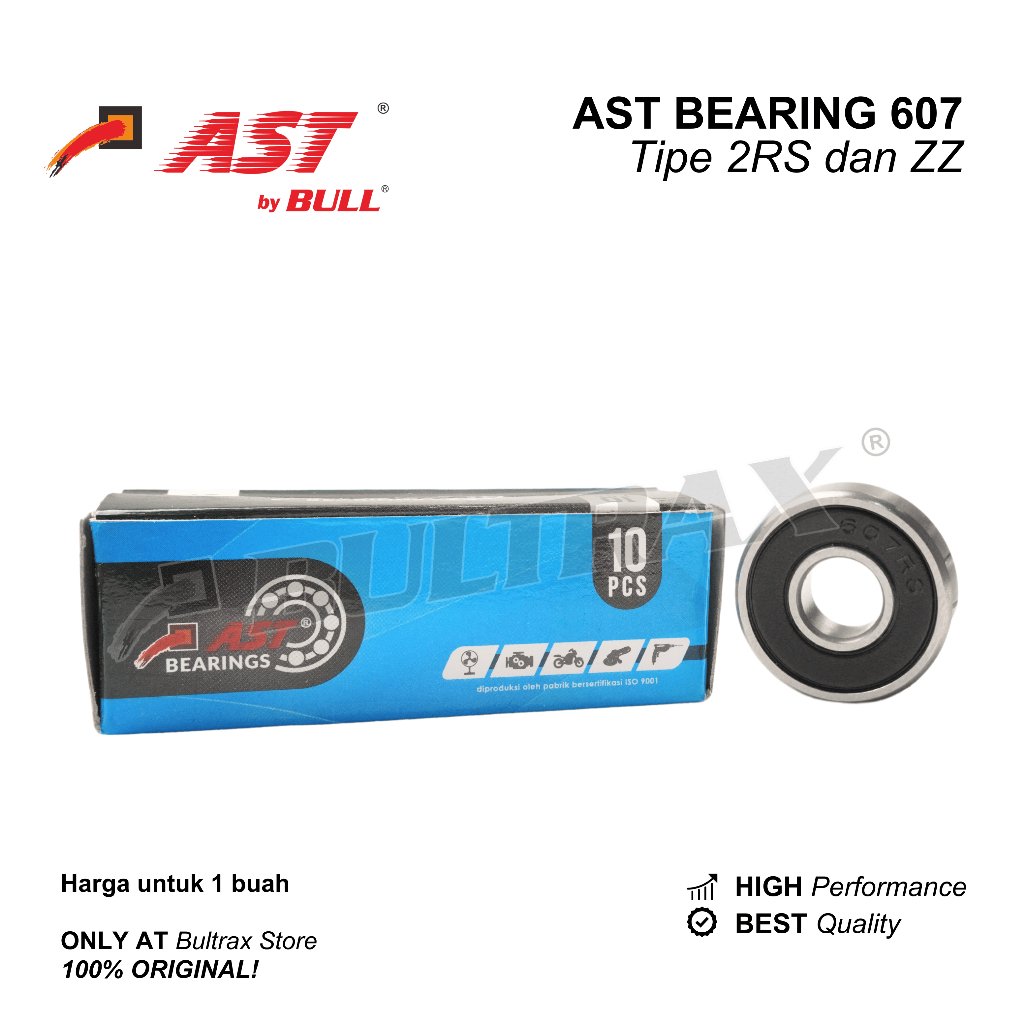 AST bearing 607ZZ / bearing 607 2RS / 607ZZ