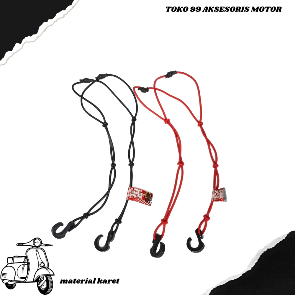 JARING KAMBING GUNUNG BOXER MOTOR TALI BAGASI JOK MOTOR JARING MOTOR JARING TAS JAS HUJAN
