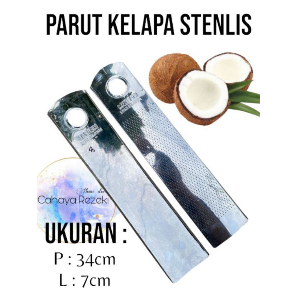 SUMBER - Parut Parutan Kelapa Stenlis Merpati Ukuran: P : 34cm L 7cm