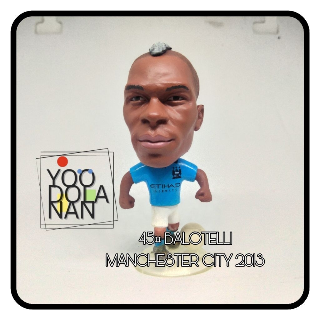45# BALOTELLI - MANCHESTER CITY 2013 KODOTO SOCCERWE FIGURE PEMAIN BOLA