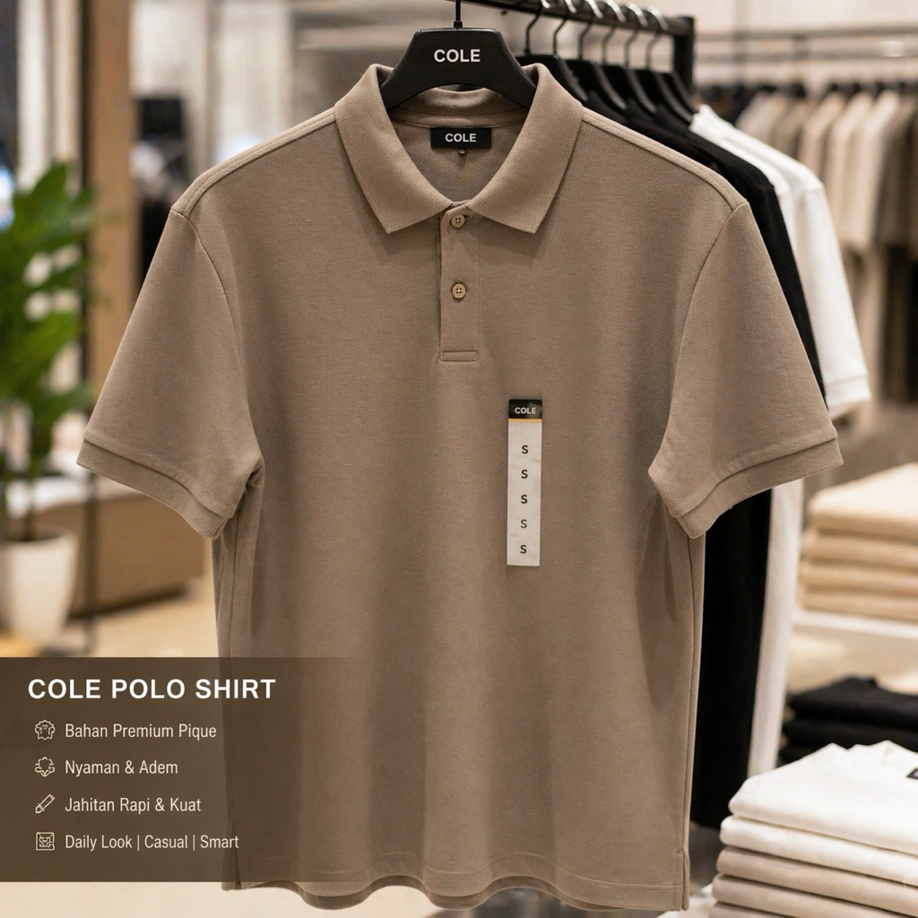 Kaos Kerah Pria Polo shirt Cole Original Matahari