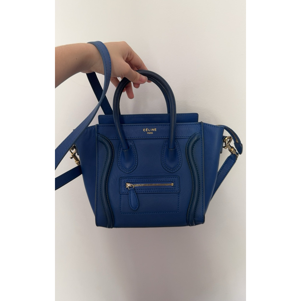 tas celine blue preloved
