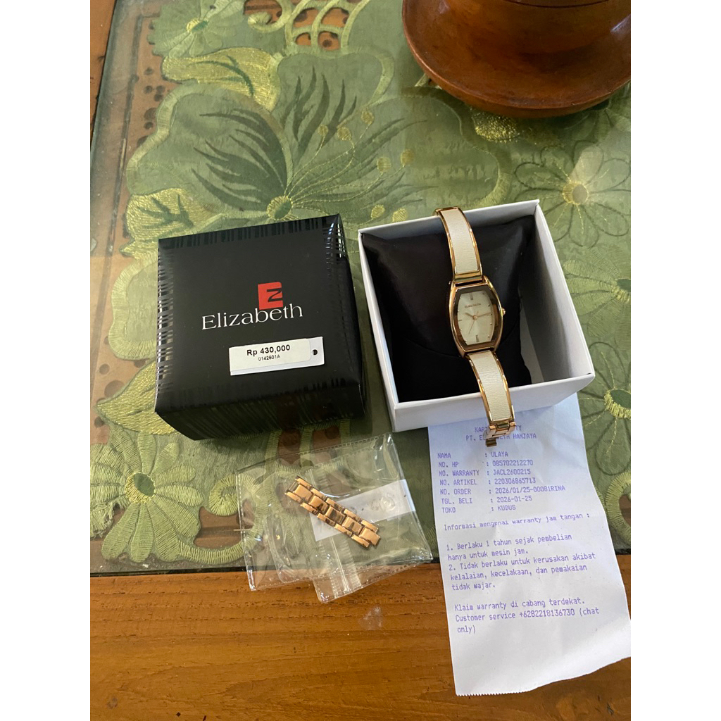 preloved jam tangan elizabeth