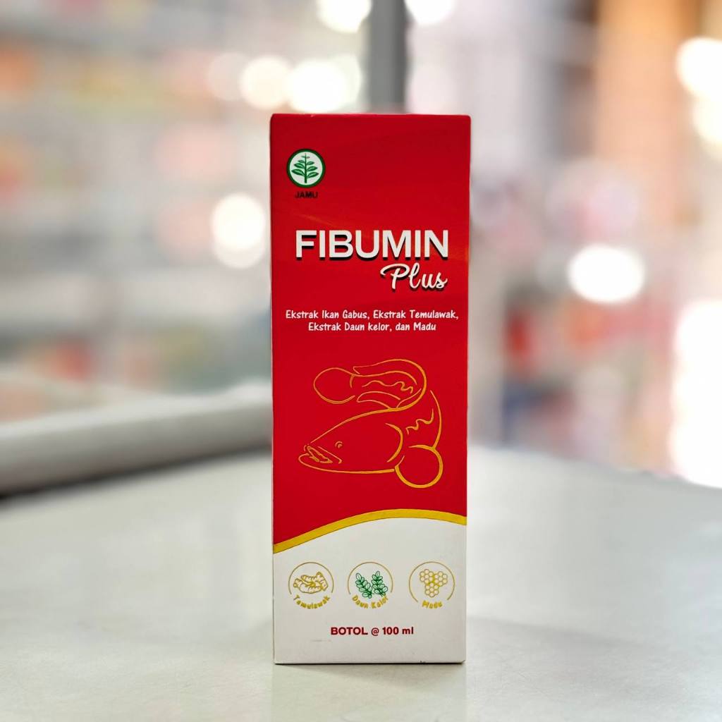 Fibumin Plus sirup 100mL Ekstrak Ikan Gabus
