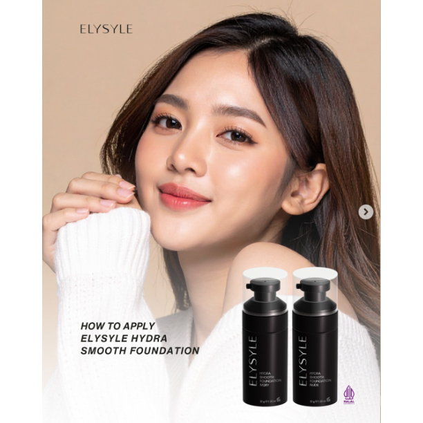 Elysyle Foundation hydra dewy ivory nude pengganti jafra liquid radian foundation spf 20