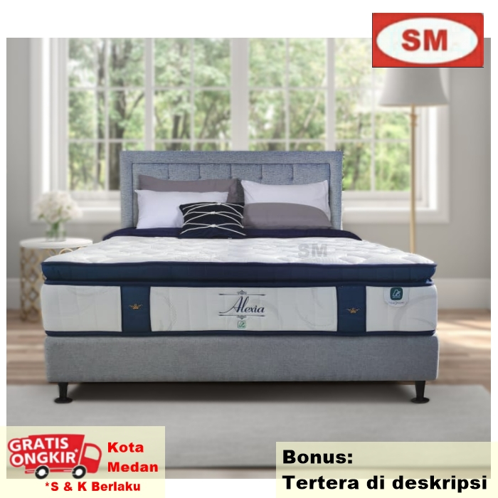 KASUR / MATRAS ALEXIA - AIRLAND (MATRAS SAJA) - 200/180/160/120/100