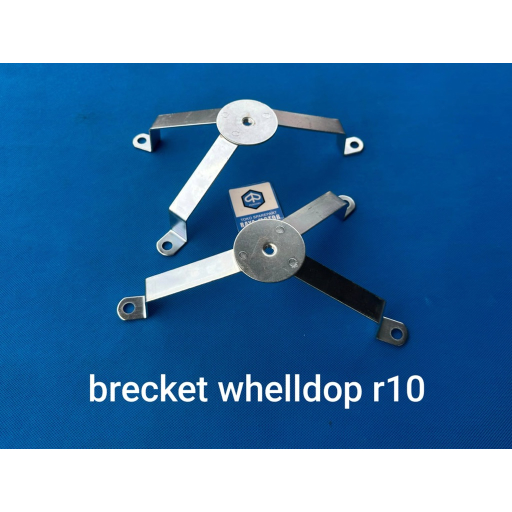 plat brecket breket dop whelldop vespa r10