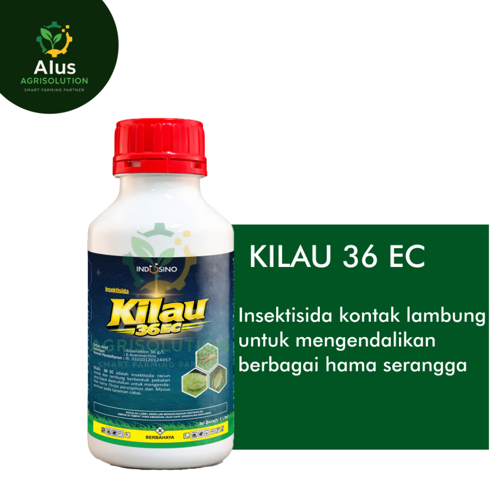 Kilau 36 EC Insektisida Abamektin 36 g/l + gratis kaos lengan panjang