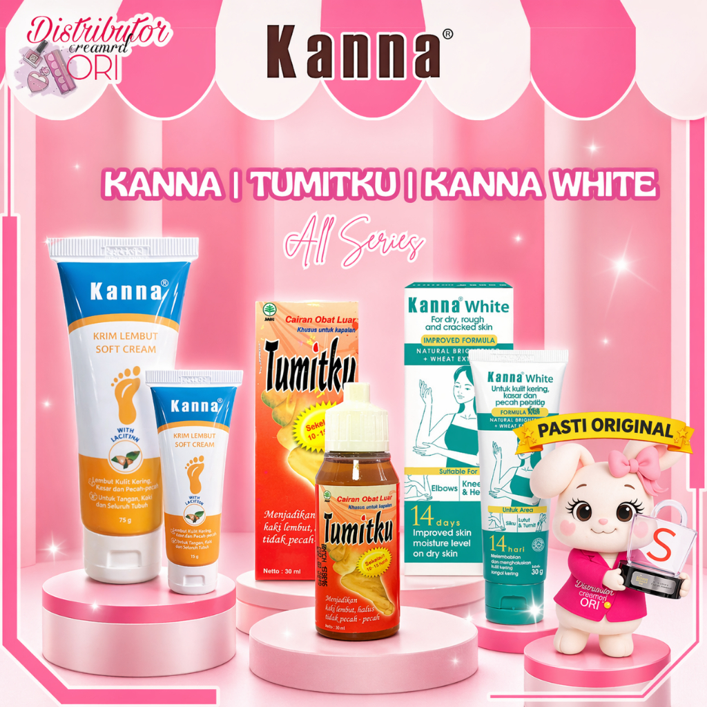 TUMITKU UNTUK MEMBANTU MELEMBUTKAN KULIT KAKI - 30ML / kanna cream kaki 15ml / 30ml