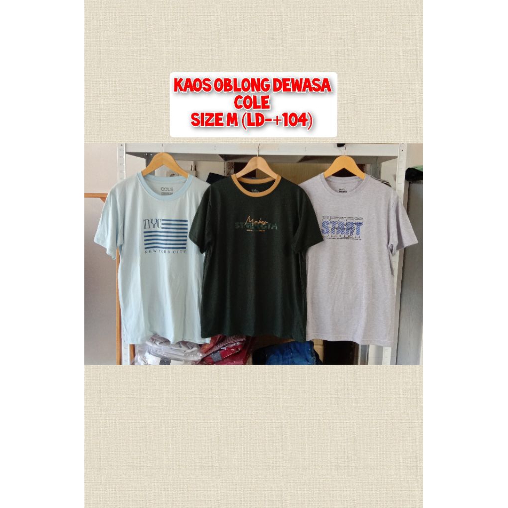 Kaos oblong cole