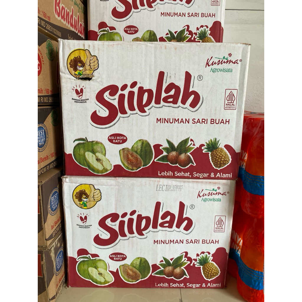 Minuman Sari Buah Siiplah 32 Cup 120ml - Rasa Jambu Apel Leci