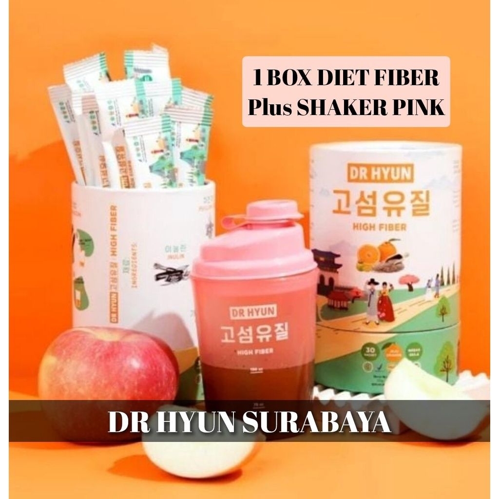 DR Hyun fiber drink official Original 1 BOX DR HYUN DIET FIBER PELANGSING HALAL BPOM PLUS BABYGOLD