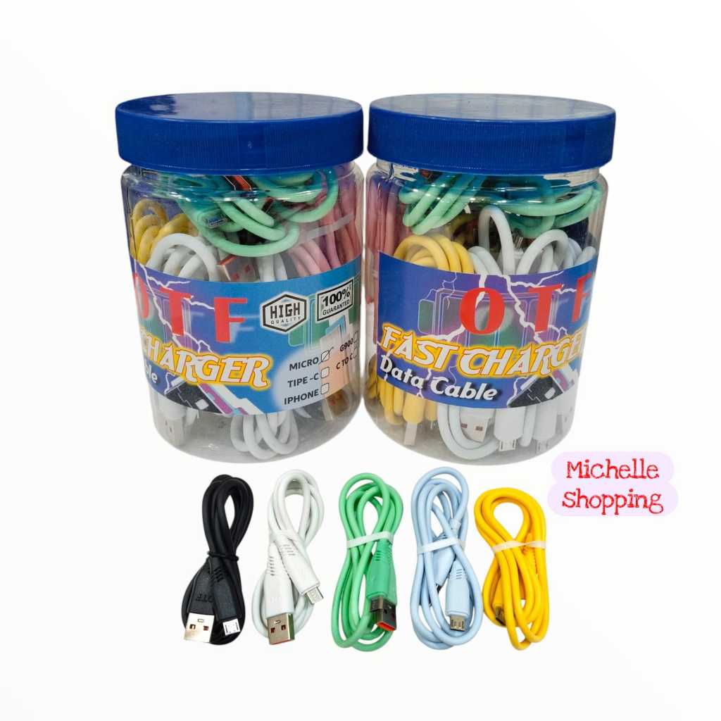 KABEL DATA OTF MICRO MACARON CABLE OTF MICRO PERPCS / PERBIJI